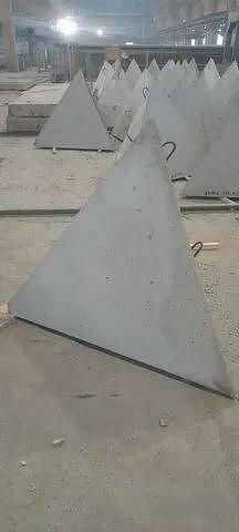 Бетонный тетраэдр фото 2