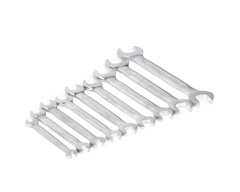 Набор ключей гаеч.двуст. 9шт. (5,5-22) хром. HOR с поверкой фото 1