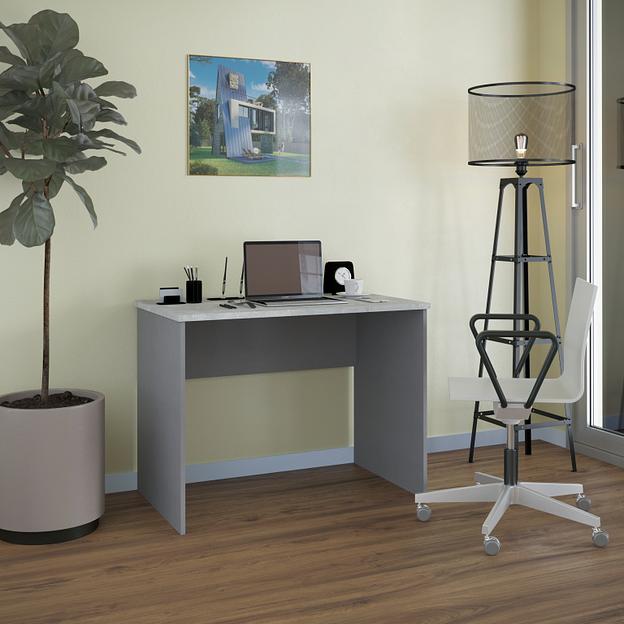 Стол письменный СП-7 дуб серый шифер, ателье светлое, опт фото 1