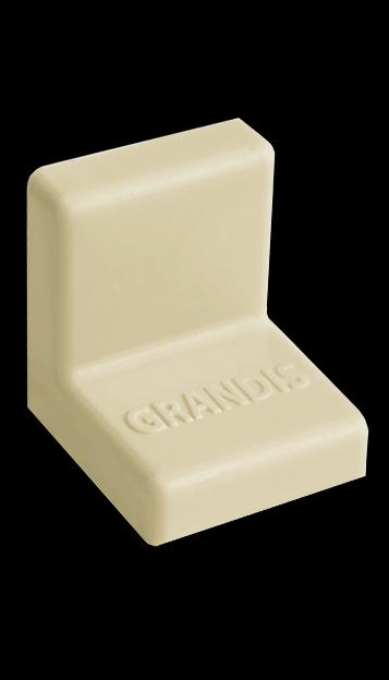 Крышка пластиковая 20*20мм, ясень фото 1