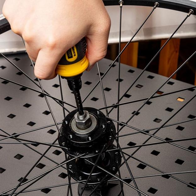 Двухсторонняя отвертка с трещеткой Deli DL626010 PH2+SL6x85мм, сталь CrV, длина: 95-140 мм, диаметр хвостовика 6,3мм. фото 5