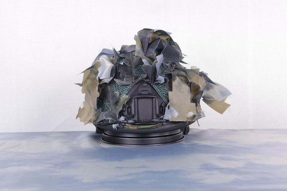 Накидка маскировочная «Зелёнка» на шлемы Тор и Тактический фото 3