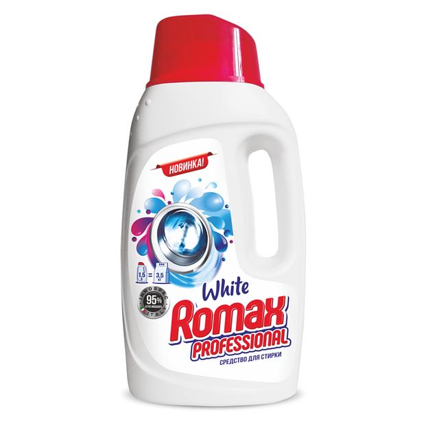 Ромакс professional средство для стирки white 1,55кг фото 1