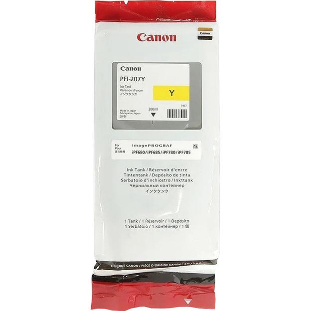 Картридж Canon PFI-207Y (8792B001) фото 3