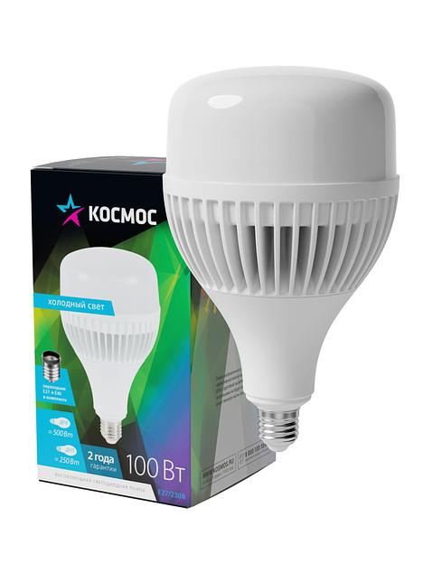 Лампа светодиодная LED 100Вт 220В E27 D160х270 6500К дневной 8300 лм фото 4