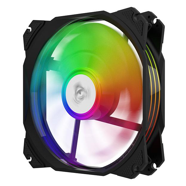 Вентилятор Alseye M120-P KIT, 3x120мммм, 800~1700rpm, 4-pin, черный/ARGB, 66CFM, 35дБ (AS.04.01.0034) фото 3