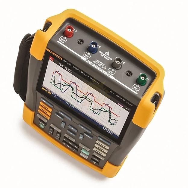 Осциллограф-мультиметр цифровой четырёхканальный 200 МГц Fluke 190-204-III, опт фото 3