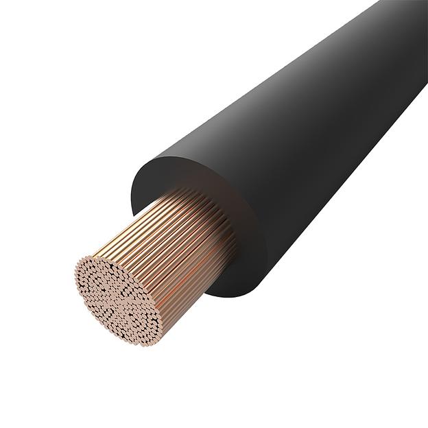 Кабель гибкий сварочный КГтп-ХЛ 1х10 кв. мм, длина 10 метров, REXANT фото 1