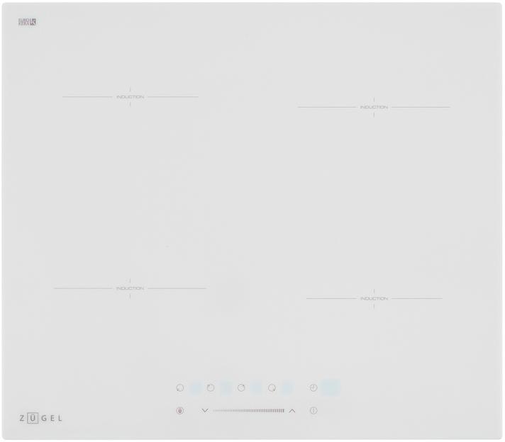 Индукционная варочная поверхность Zugel ZIH604W белый фото 1