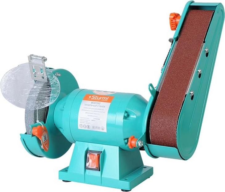 Sturm! BG61150 Точильный дисково-ленточный станок Sturm!,150 мм, 50х686, 350 Вт, АДАПТ.Д.ЗАТОЧКИ СВЕРЛ [BG61150] фото 1