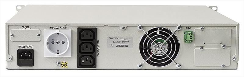 ШТИЛЬ ИБП 1000 ВА; 1 фазный; on-line; батарея: 36В, ЗУ 1А; rack (SR1101SL) фото 3