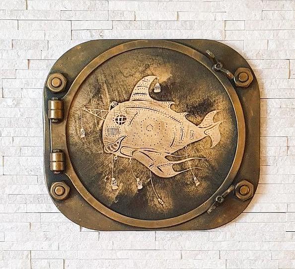 Картина Удильщик стимпанк арт фото 1