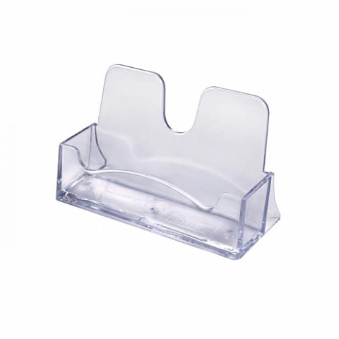 Подставка для визиток пластик, ВТ01, прозрачный СТАММ фото 1