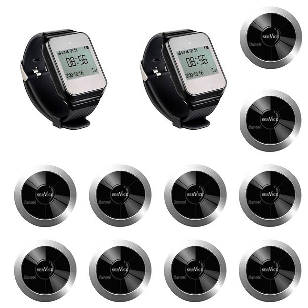 Система вызова из 2-х часов и 10-ти кнопок SWB16-1 фото 1