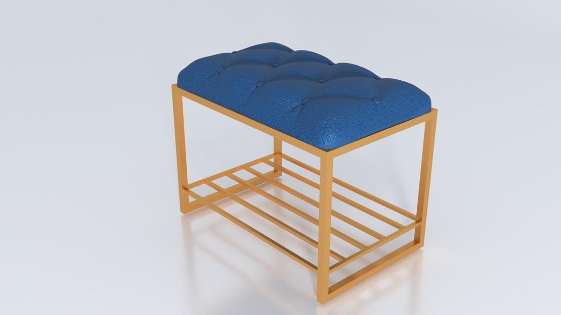 RKS Home 0221 банкетка, металл, 80x40x43 см ОПТ фото 2