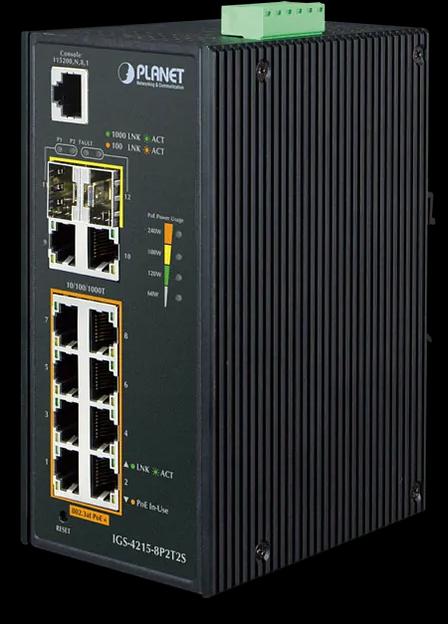 Коммутатор Planet IGS-4215-8P2T2S фото 1