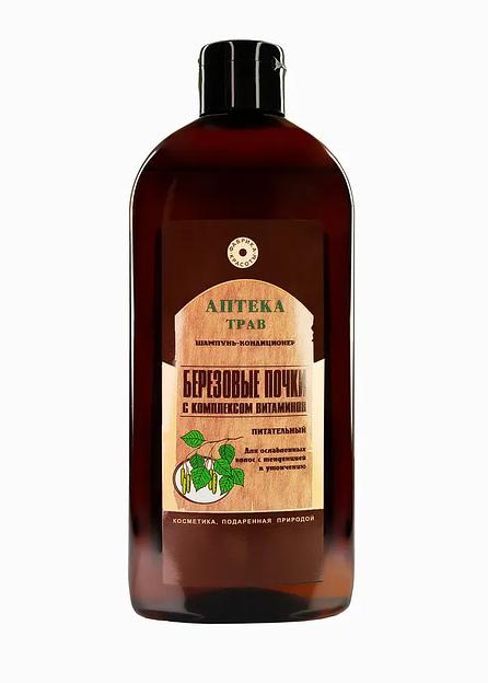 Шампунь-кондиционер «Березовые почки» с комплексом витаминов 500 мл опт фото 1