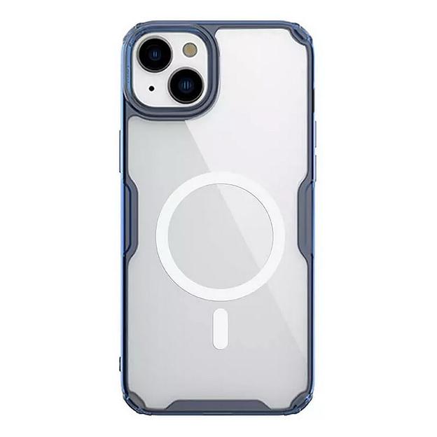 Чехол Nature TPU Pro Magnetic Case, Blue, (AP IP15 Plus) фото 1