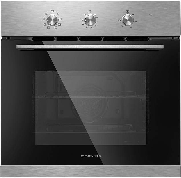 Духовой шкаф Электрический Maunfeld MEOC708PS серебристый фото 1