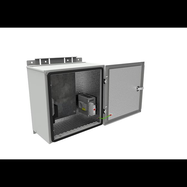 Настенный термошкаф 400x400x250 мм, IP65 (нагрев, контроль климата) фото 7