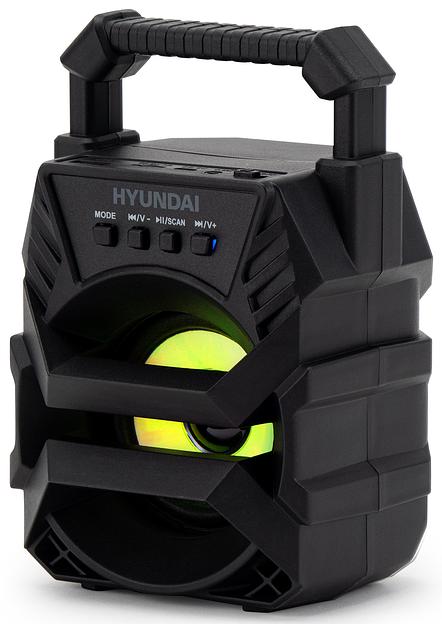 Колонка порт. Hyundai H-PS1000 черный 9W 1.0 BT/USB 10м 500mAh фото 5
