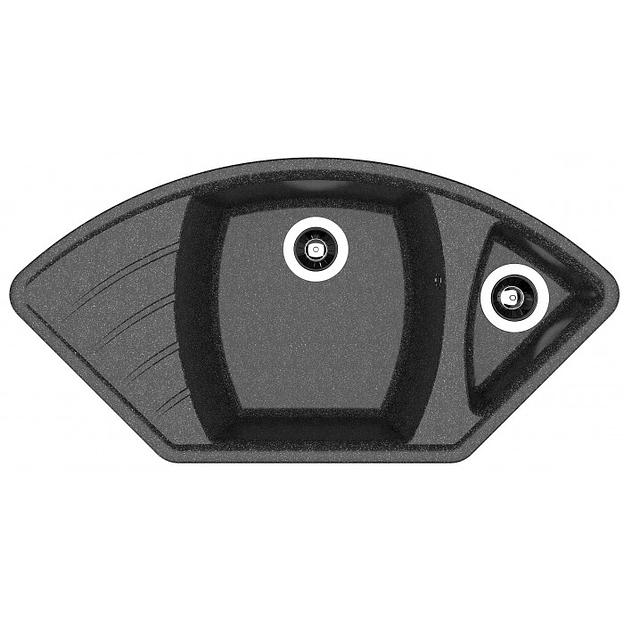 Мойка "Габи" (1015х510х217), черный фото 1