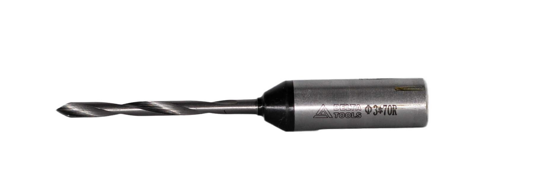 Сверло сквозное DELTATOOLS 3✕10✕70 мм R фото 2