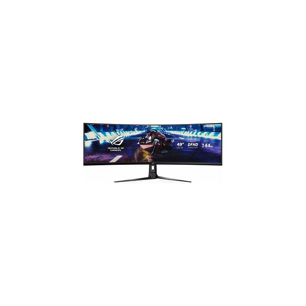 49" Монитор ASUS ROG Strix XG49VQ, 3840x1080, VA, 144Гц, 2хHDMI, 1хDP, изогнутый, черный [90lm04h0-b01170] фото 1