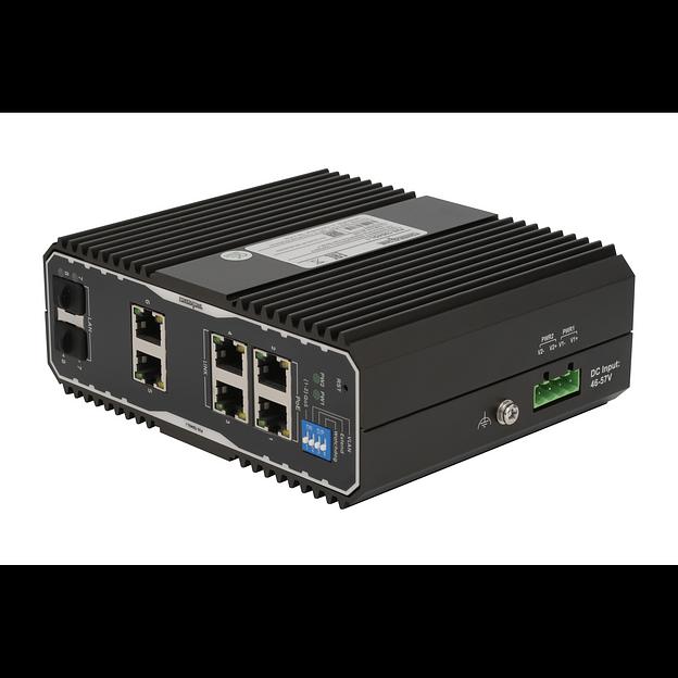 Неуправляемый промышленный 4 портовый PoE коммутатор POWERTONE PUS-TS04GL-i фото 3