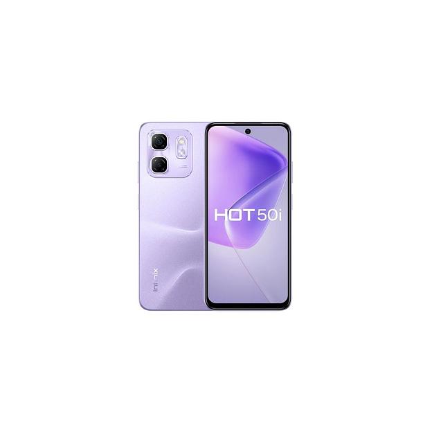 Смартфон INFINIX Hot 50i 4/256Gb, X6531B, фиолетовый фото 1