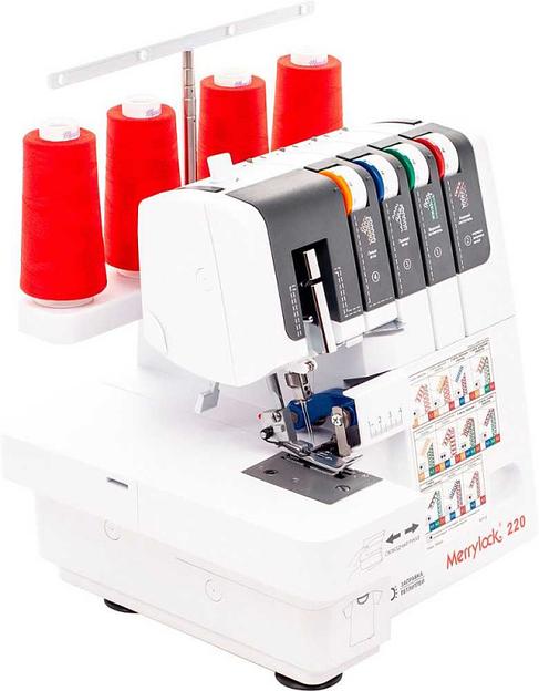 Оверлок Merrylock 220 белый фото 2