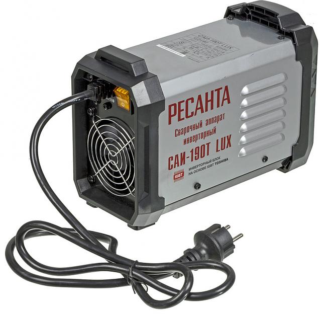 Сварочный аппарат Ресанта САИ-190Т LUX инвертор ММА DC 7.2кВт фото 2