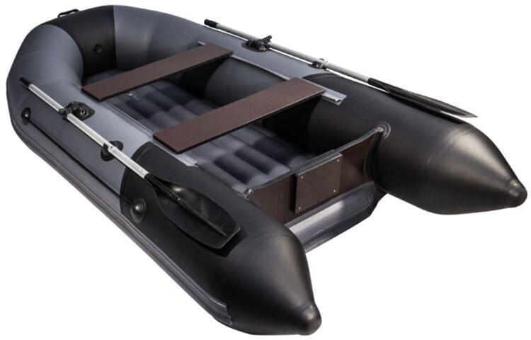 Лодка Таймень NX 2800 НДНД, 2800*1420*400 мм., цвет: графит-черный фото 5