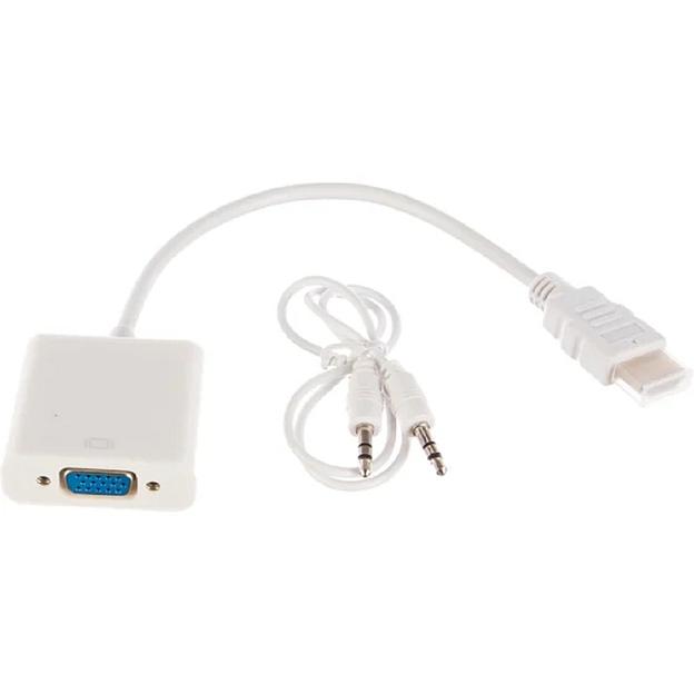 Rexant (17-6936) Переходник штекер HDMI - гнездо VGA, провод + шнур стерео 3,5мм фото 1