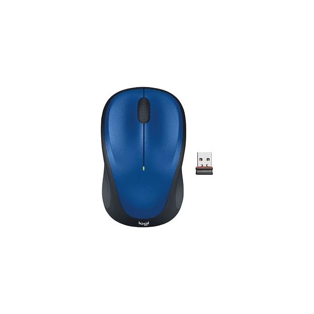 Мышь беспроводная Logitech M235n, радио, оптическая, USB, 1000dpi, синий и черный [910-007131] фото 1