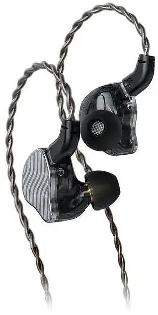 Наушники внутриканальные Fiio JH3 1.2м черный проводные в ушной раковине (80001881) фото 1