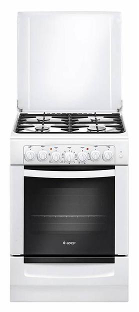 Плита Комбинированная Gefest ПГЭ 6102-02 белый реш.чугун фото 1