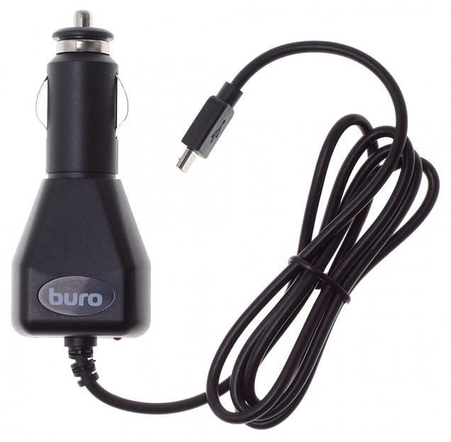 Автомобильное зар./устр. Buro XCJ-048-EM-1A 1A универсальное кабель microUSB черный фото 2