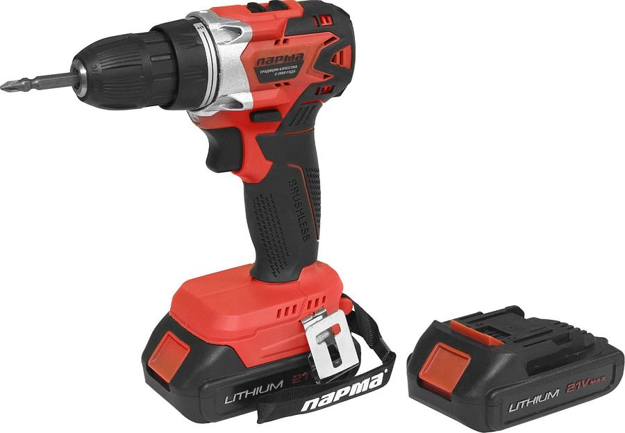 Дрель-шуруповерт акк. ПАРМА ДША-02А-2021/2Li [02.021.00011] { б/щет.21В, 2,0Ач, 2акк.(8шт/кор) } фото 1