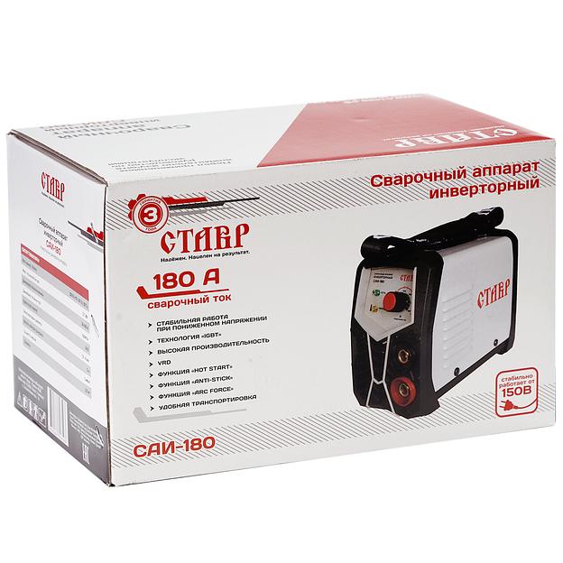 Сварочный аппарат Ставр САИ-180 инвертор ММА 3.7кВт фото 6