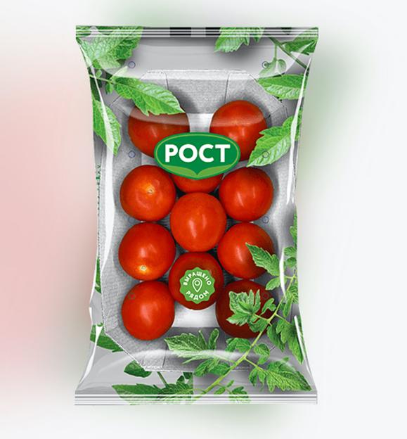 Томат круглый подложка 600 г ОПТ фото 1
