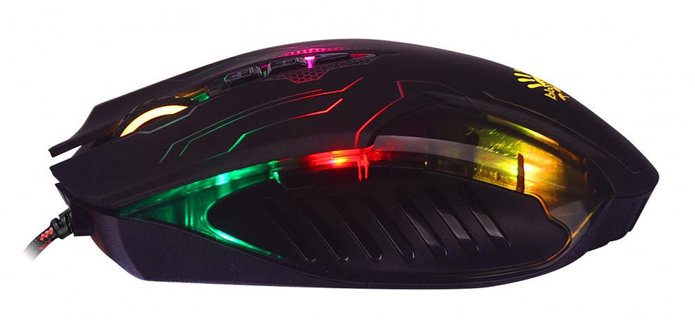 Мышь A4Tech Bloody Q51 черный/рисунок оптическая (3200dpi) USB3.0 (8but) фото 5