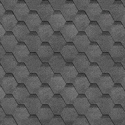 Мягкая черепица Shinglas Финская СОНАТА однослойная серая фото 1