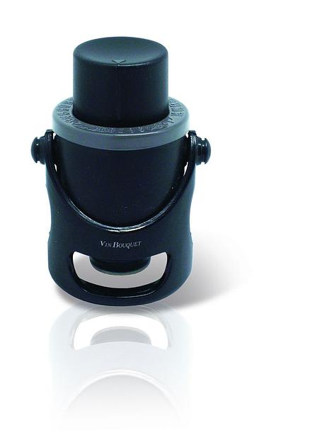 Пробка для шампанского вакуумная, черная VB /1/18/ фото 1