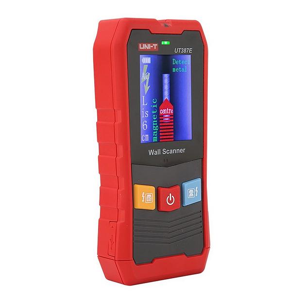 Детектор проводки UNI-T UT387E Черные металлы(100мм); Цветные металлы(80мм); Дерево (38 мм); Электрический провод переменного тока (40 мм); фото 2