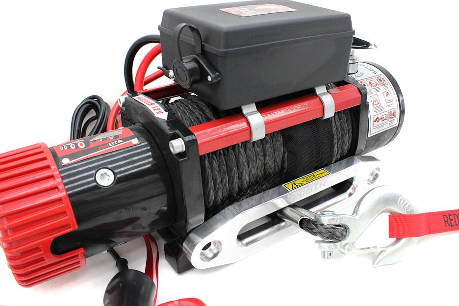Лебедка автомобильная 12В 12000 lbs синтетика ОПТ фото 5