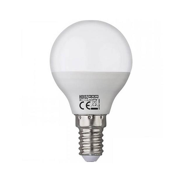 Светодиодная лампа Elite-10 Horoz Electric 001-005-0010 10W 6400K E14 G45 175-250V, опт фото 1