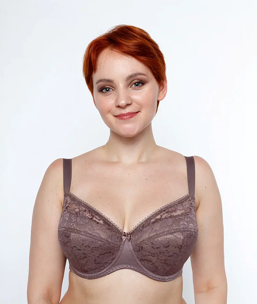 Бюстгальтер АйЛайк модель № 888 серо-коричневый ОПТ фото 1