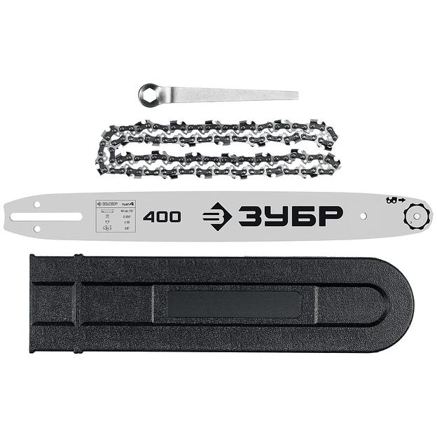 Пила цепная электрическая ЗУБР 2000 Вт, 40 см шина, ПЦ-2040 фото 9