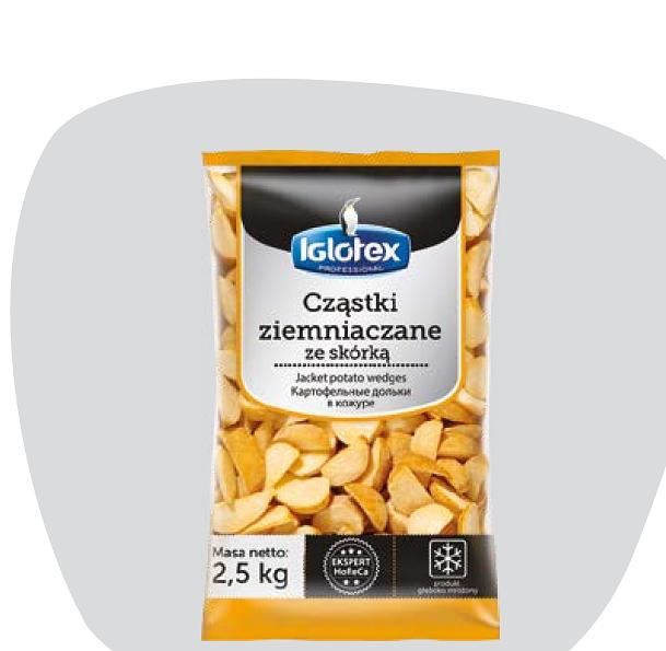 Картофельные дольки в кожуре 2,5 кг Iglotex ОПТ фото 1